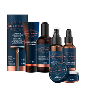 Kit Gillette King C. Squad Luxe (4 Produtos)