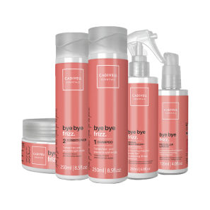 Kit Cadiveu Essentials Bye Bye Frizz Tratamento Total (5 Produtos)