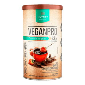 Veganpro Nutrify Proteína Vegetal em Pó Sabor - Fondue de Chocolate
