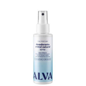 Alva Cristal Sem Perfume - Desodorante Spray 120ml
