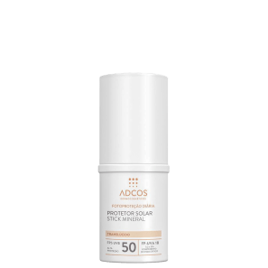 Adcos Fotoproteção Diária Stick Mineral Translúcido FPS50 - Protetor Solar Facial 17g