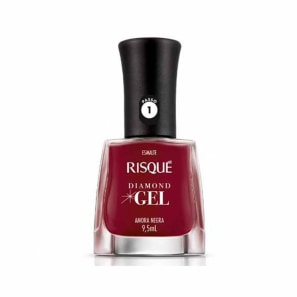 Risqué Diamond Gel Amora Negra - Esmalte Cremoso 9,5ml