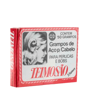 Teimoso Nº7 Preto - Grampos De Cabelo (50 Unidades)