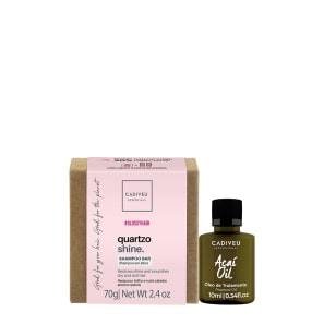 Kit Cadiveu Professional Essentials Quartzo Shine Shampoo em barra e Açaí Oil (2 produtos)