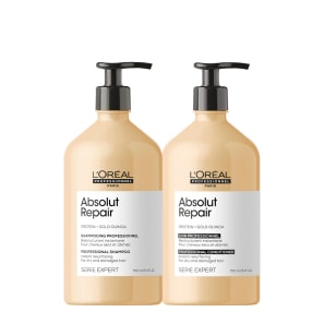 Kit L'Oréal Professionnel Absolut Repair Gold Quinoa + Protein Duo Salon Care (2 Produtos)