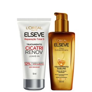 Kit Elseve L'Oréal Paris Cicatri Renov + Óleo Extraordinário