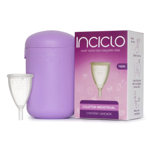 Kit Inciclo Coletor Menstrual Teen + Cápsula Esterilizadora Lavanda