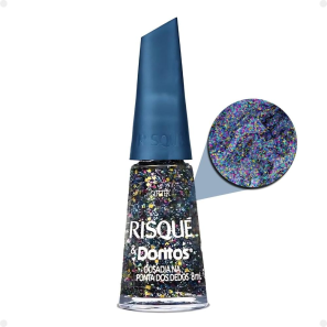 Esmalte Glitter Risqué e Doritos