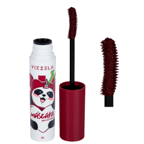 Vizzela Cosméticos Big No Panda Cherry Bordô - Máscara para Cílios
