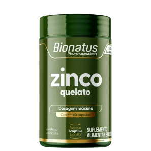 Zinco Quelato Bionatus 60 Cápsulas