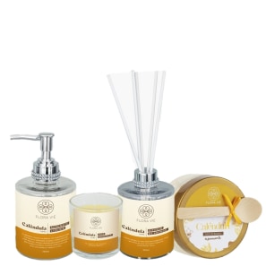 Kit Flora Vie Calêndula Aroma Relaxante Pele Macia