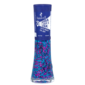 Haskell Avisa Que É Ela 73 Localiza Aí Bb - Esmalte Glitter 8ml