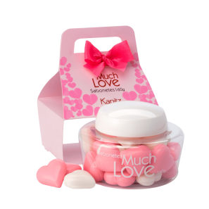 Kanitz Much Love Mini Coração Pink - Sabonetes 160g