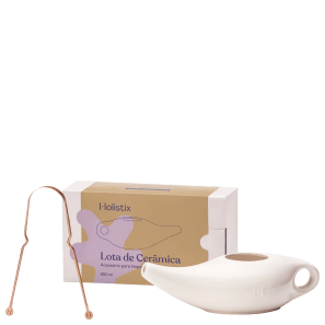 Kit Holistix Lota Nasal e Raspador de Língua (2 Produtos)