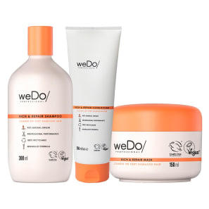 Kit WeDo Professional Rich&Repair - Shampoo e Condicionador e Máscara de Nutrição 150 ml