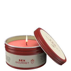 A Sós Sex Gourmet Morango - Vela Hidratante Beijável 70g