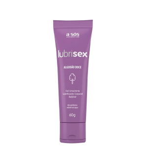 A Sós Lubrisex Algodão Doce - Gel Lubrificante 60g