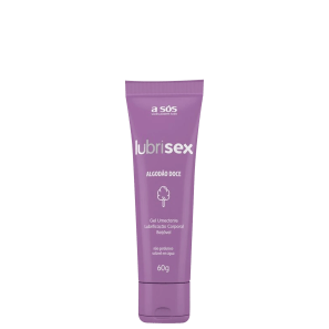 A Sós Lubrisex Algodão Doce - Gel Lubrificante