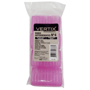 Kit Vertix Bobs de Cabelo Autoaderentes Nº4