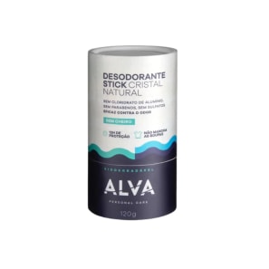 Alva Cristal Natural Sem Cheiro - Desodorante Stick 120g