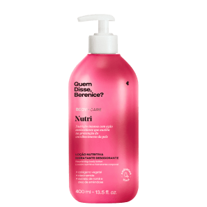Quem Disse Berenice Nutri Loção Hidratante Desodorante Corporal 400ml