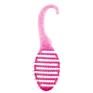 Wet Brush Shower Detangler Preta Glitter - Escova de Cabelo
