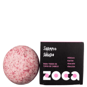Zoca Híbisco, Karité, Abacate e Alecrim - Shampoo Sólido 80g