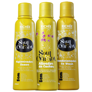 Kit Richée Professional Soul Cacheada Trio (3 Produtos)