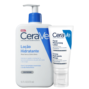Kit CeraVe Hidratação Rosto & Corpo
