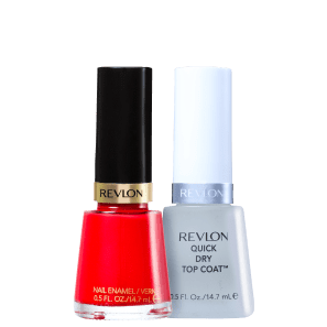 Kit Revlon Top Coat e Red
