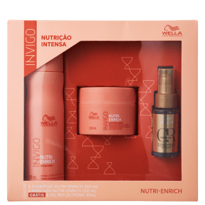 Kit Wella Professionals Invigo Nutri-Enrich Oil Reflections (3 Produtos)