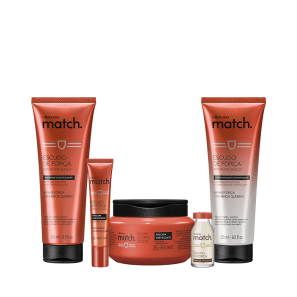 Combo Match Força: Shampoo, 250 ml + Condicionador, 250 ml + Máscara, 250 g