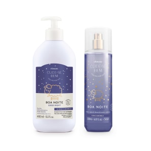Combo Cuide-se Bem Boa Noite: Body Splash 200ml + Loção Desodorante Hidratante 400ml