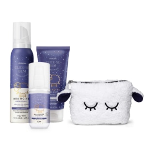 Combo Cuide-se Bem Boa Noite: 3 itens + Nécessaire Ovelhinha