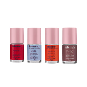 Combo de Esmaltes CUTE & PSYCHO Intense by Manu Gavassi (4 itens)l