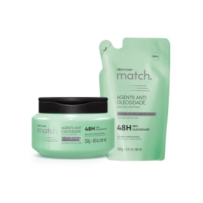 Combo Match Agente Antioleosidade: Máscara 250g + Refil 250g