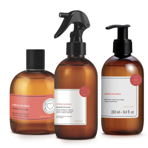 Combo Calma na Alma: Desodorante Colônia 75ml + Sabonete Líquido para Mãos 250ml + Aromatizador de Ambiente 250mll