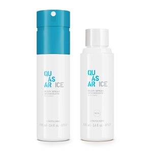 Combo Quasar Ice: Body Spray 100ml + Refil Body Spray 100ml