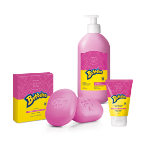 Combo Cuide-se Bem Bubbaloo Tutti Frutti: Loção Corporal 400ml + Creme para Mãos 50g + 2 Sabonetes em Barra 80g cada