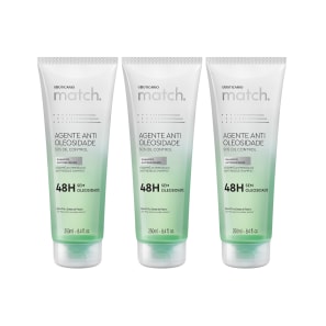 Combo o Boticário Match Shampoo Antirresíduos (3 unidades)