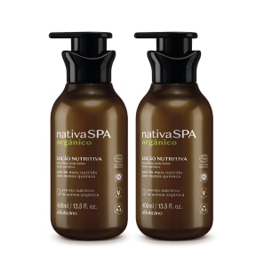 Combo Loção Nutritiva Corporal Nativa Spa Orgânico 400ml (2 itens)