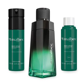 Combo Malbec Vert: Desodorante Colônia 100ml + Body Spray 100ml + Refil 100ml