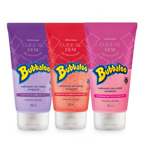 Combo Sabonete Líquido Cuide-se Bem Bubbaloo (3 itens)