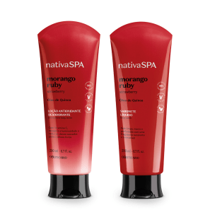 Combo Dia das Mães Nativa SPA Morango Ruby