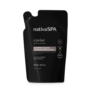 Shampoo Vegano Reparação Pós-Química Nativa Spa Caviar 300ml