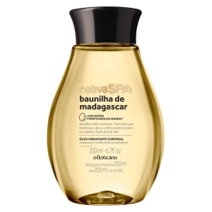 Óleo Desodorante Corporal Nativa SPA Baunilha de Madagascar 200ml - DSC