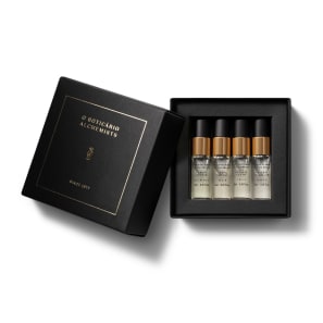 Kit Presente Alchemists Eau de Parfum: Neroli 5ml + Rosé 5ml + Íris 5ml + Oud 5ml