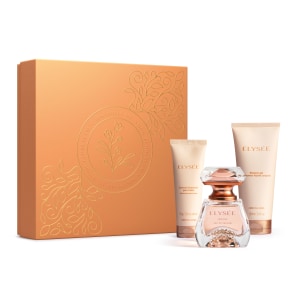 Kit Presente Dia das Mães Elysée: Eau de Parfum 50ml + Shower Gel Corporal 100ml + Creme de Mãos 50g