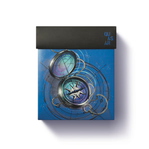 Kit Presente Dia dos Namorados Quasar: Desodorante Colônia 100ml + Antitranspirante Aerossol 75g + Caixa de Presente