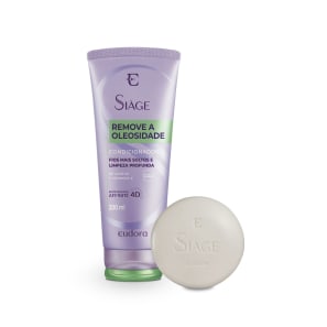 Combo Siàge Remove A Oleosidade: Condicionador 200ml + Shampoo Sólido Micelar 90g